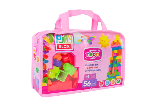 Play Blox Neon Building Blocks - 56 PCS Bag