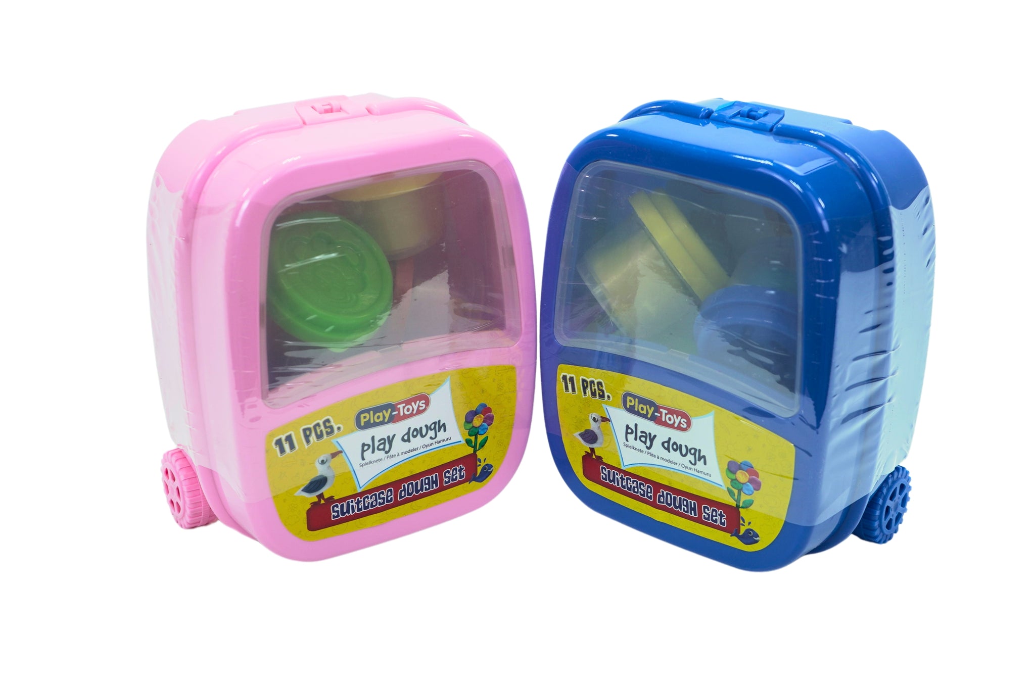 Luggage Dough Play Set Portable Fun with Tools – Play Toys UK