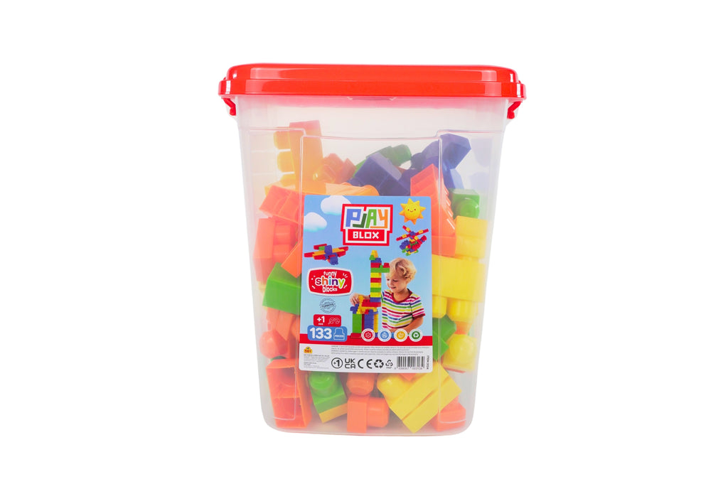 Play Blox Shine Building Blocks - 133 PCS Bucket