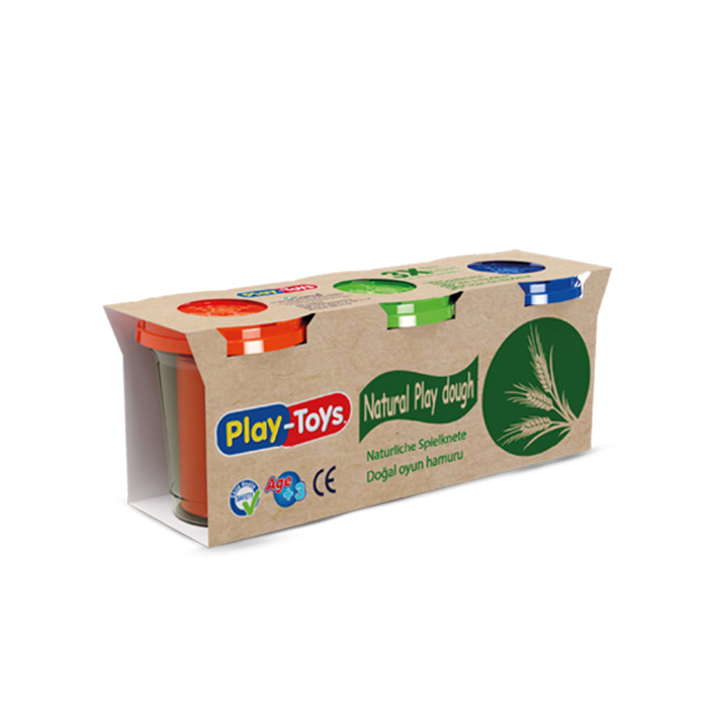 Natural Play Dough 3x100GR