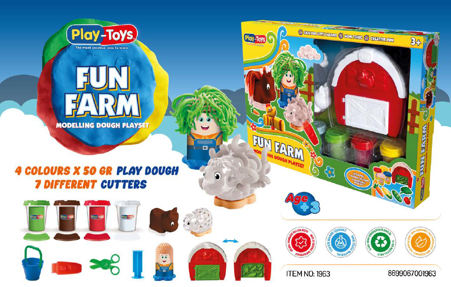 Fun Farm Dough Play Set