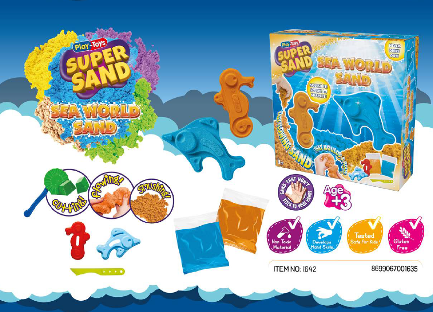 SUPER SAND SEAWORLD PLAY SAND FOR KIDS PLAY TOYS UK Play Toys Uk